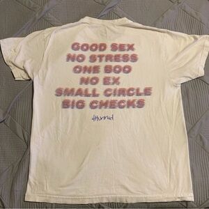 YG 4Hunnid No Stress Lyrics White Shirt Men’s Large